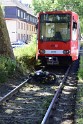 VU Roller KVB Bahn Koeln Luxemburgerstr Neuenhoefer Allee P082